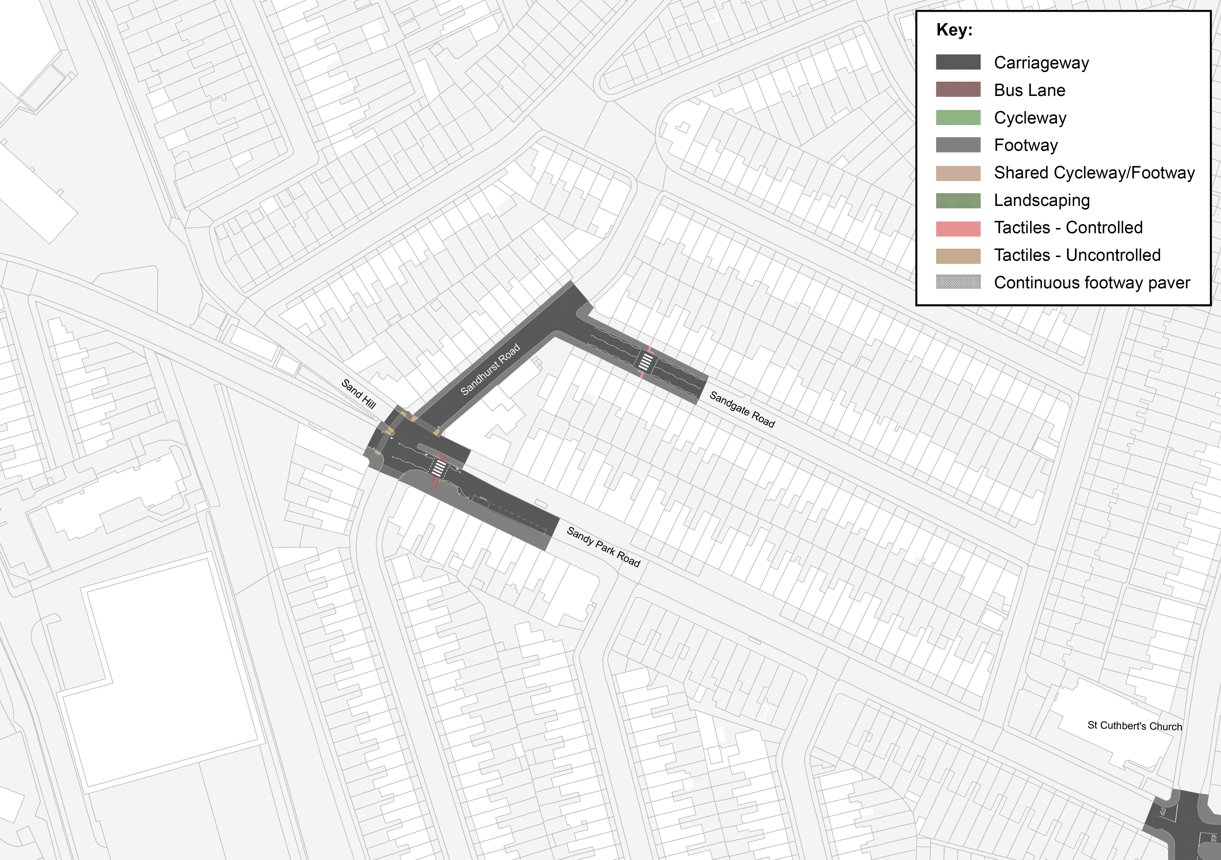 Sandy Park Road plan